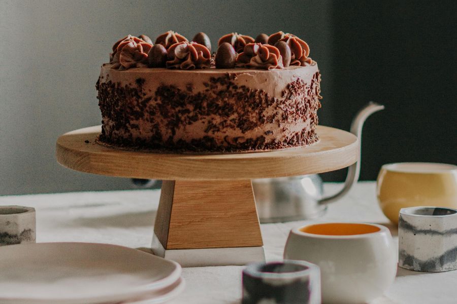 pastel de chocolate